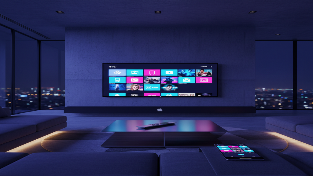 Un utilisateur réalisant un test IPTV sur sa Smart TV pour vérifier la qualité du service